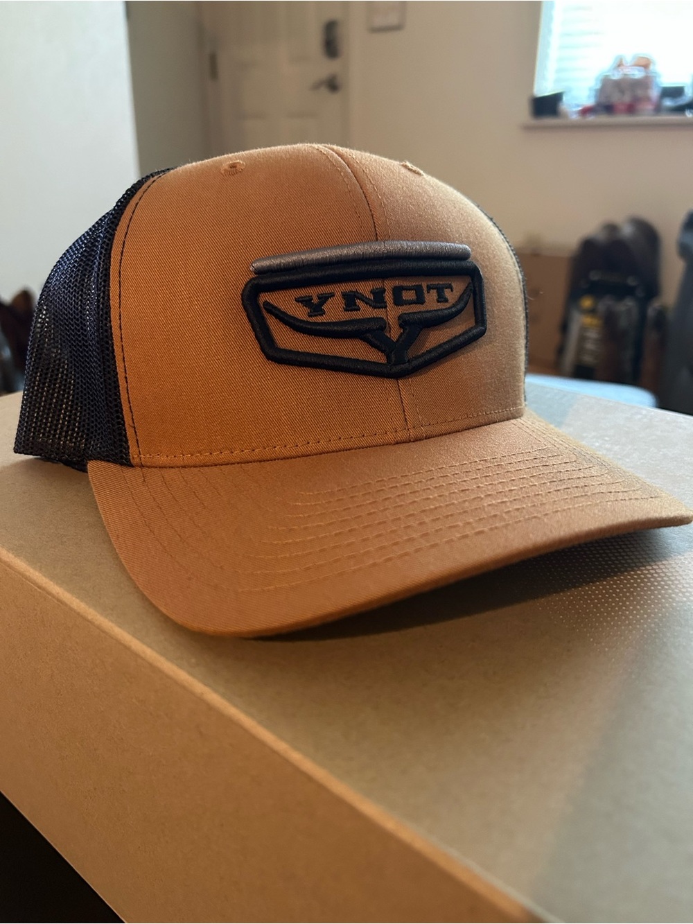 Men's Y-Not Brown & Black Trucker Cap